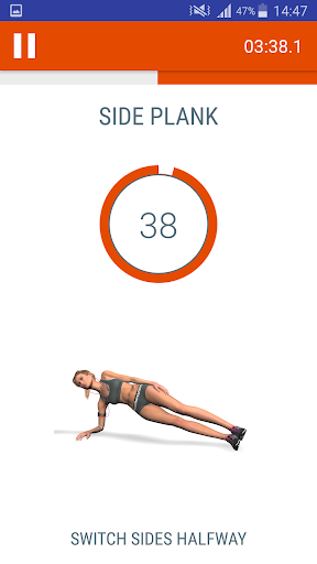7 min Abs Workout Challenge ekran görüntüsü