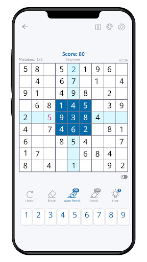 Sudoku - Klasik olanı ekran görüntüsü