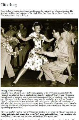 How to Dance the Jitterbug ekran görüntüsü