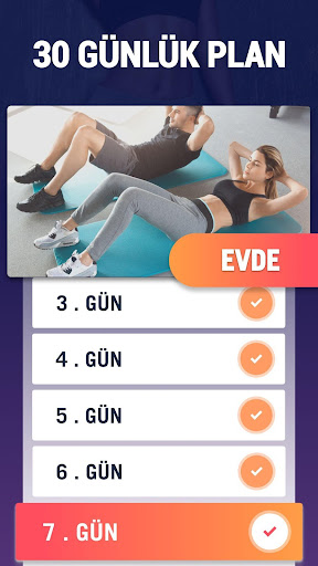 Yağ Yakıcı Egzersizler - Lose ekran görüntüsü