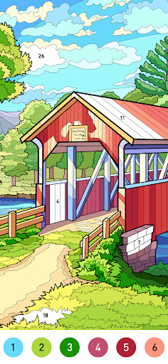 Country Farm Coloring Book ekran görüntüsü
