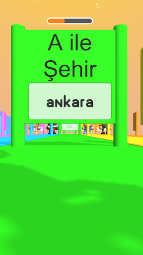İsim Şehir Yarışı ekran görüntüsü