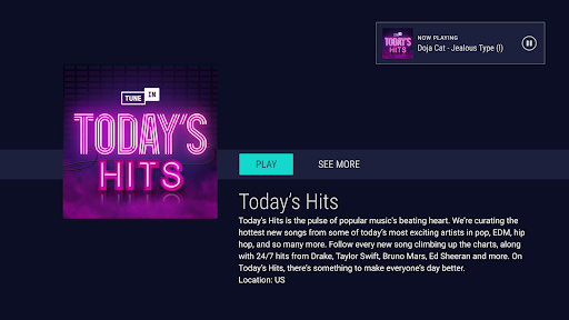 TuneIn Radio: Spor, Müzik, FM ekran görüntüsü