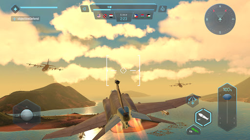 Sky Warriors: Uçak Savaş Oyunu ekran görüntüsü