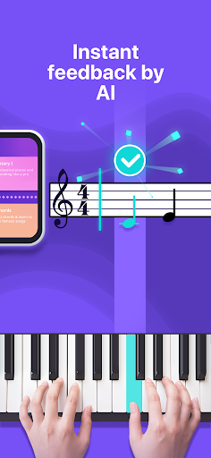 Simpia: Learn piano by songs ekran görüntüsü