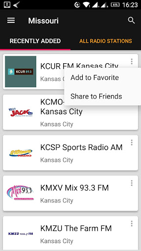 Missouri Radio Stations - USA ekran görüntüsü