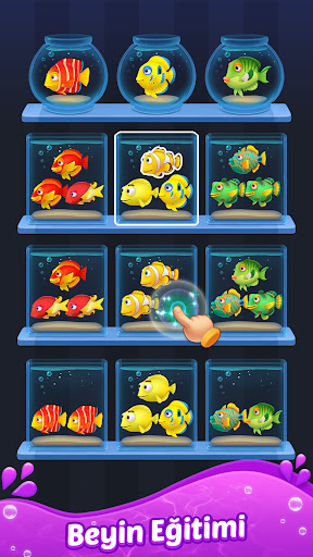 Balık Ayıklama 3D-Match Puzzle ekran görüntüsü