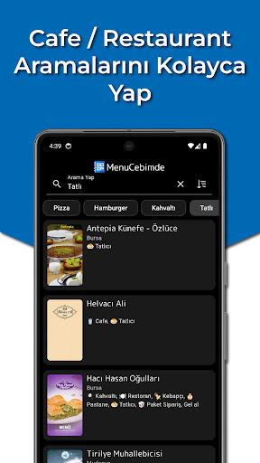 MenuCebimde ekran görüntüsü