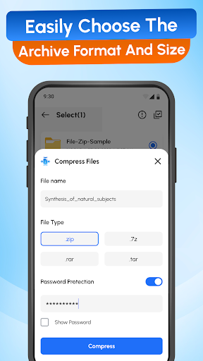 Zip RAR, Unzip - File Manager ekran görüntüsü