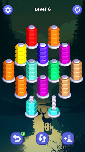 Nut Puzzle - Nut Sort Games ekran görüntüsü