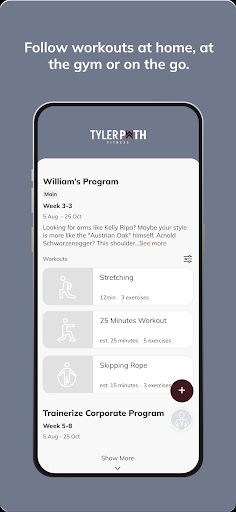 TylerPath Fitness Coaching ekran görüntüsü