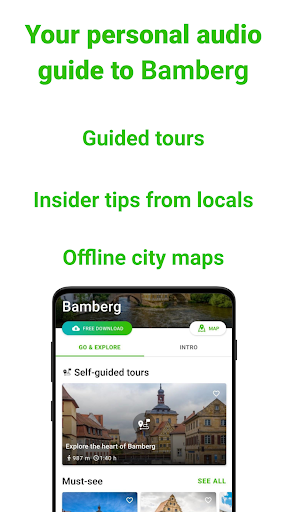 Bamberg Tour Guide:SmartGuide ekran görüntüsü