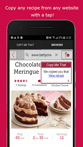 Copy Me That - recipe manager ekran görüntüsü