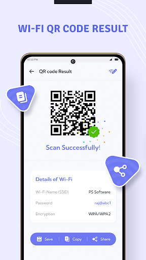 WIFI QR Code Creator, Scanner ekran görüntüsü