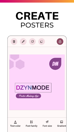 DzynMode: Offline Poster Maker ekran görüntüsü