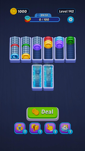 Stack N Pop: Coin Sort Puzzle ekran görüntüsü