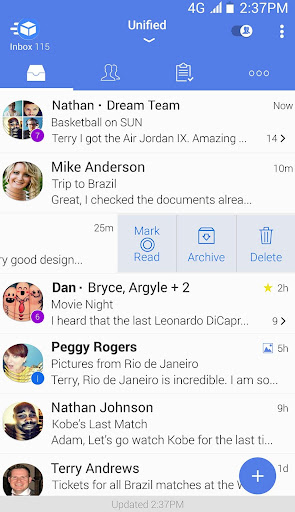 TypeApp mail - email app ekran görüntüsü
