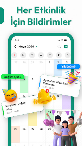 Takvim 2026: Günlük Ajanda ekran görüntüsü