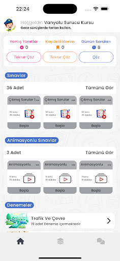 Vanyolu Sürücü Kursu ekran görüntüsü