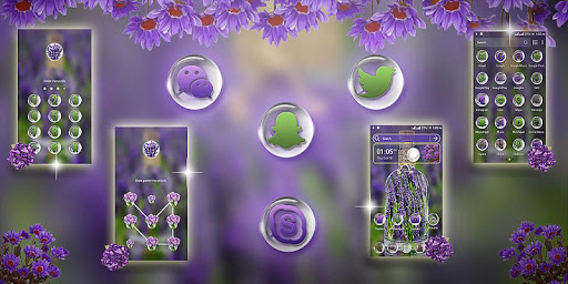 Lavender Launcher Theme ekran görüntüsü