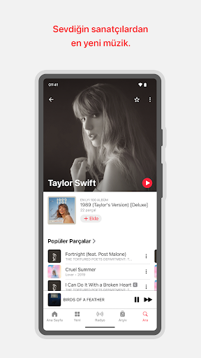 Apple Music ekran görüntüsü
