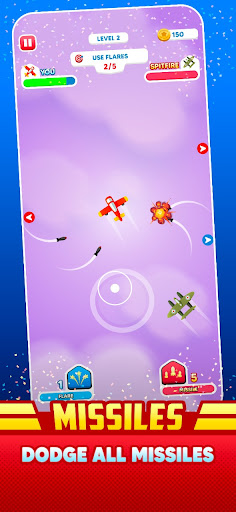 Man Vs. Missiles: Dogfight ekran görüntüsü