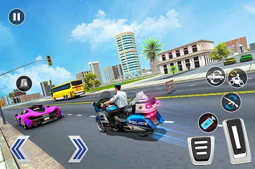 Police Car Chase - Crime City ekran görüntüsü
