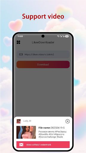 Video Downloader for Likee ekran görüntüsü