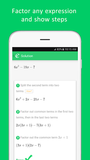 Cymath - Math Problem Solver ekran görüntüsü