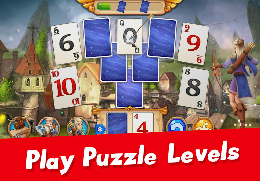 Solitaire Arthur Tale TriPeaks ekran görüntüsü