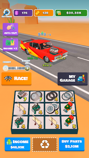 Idle Racer: Dokun ve yarış ekran görüntüsü