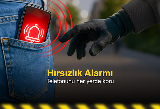 Hırsızlığa karşı Hırsız alarmı ekran görüntüsü