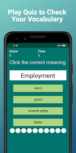 Hindi Dictionary - Offline ekran görüntüsü