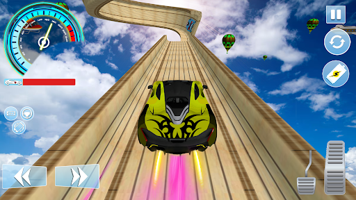 Sky Ramp Car Stunt Races 3D ekran görüntüsü