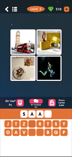 4 Resim 1 Kelime ekran görüntüsü