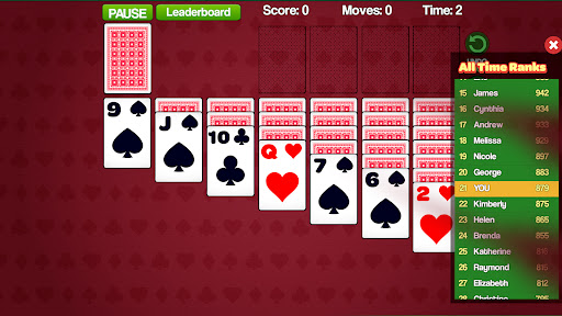 Solitaire Classic Klondike'ı ekran görüntüsü