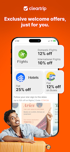Cleartrip: Flight, Hotel & Bus ekran görüntüsü