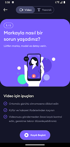 Şikayetvar ekran görüntüsü