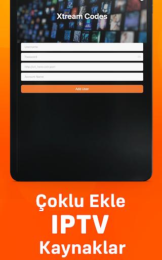 Xtream IPTV : Canlı TV ekran görüntüsü