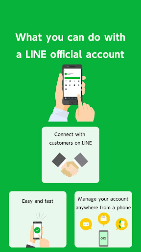 LINE Official Account ekran görüntüsü