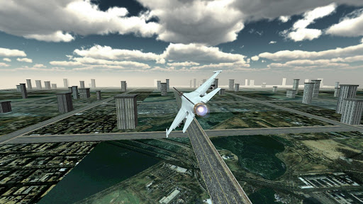 Jet Plane Fighter City 3D ekran görüntüsü