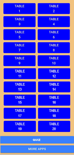 learn math table - multiplicat ekran görüntüsü