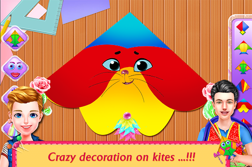 Kids Kites Maker Factory Games ekran görüntüsü