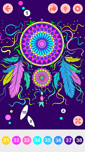 Relaxing Color Paint by Number ekran görüntüsü