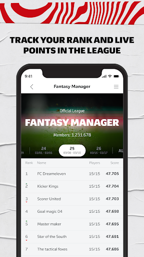 Bundesliga Fantasy Manager ekran görüntüsü