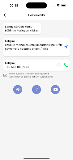 Şenay Sürücü Kursu ekran görüntüsü