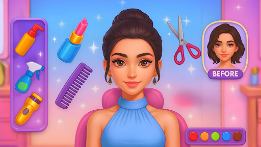 BFF Beauty Parlour Salon Game ekran görüntüsü