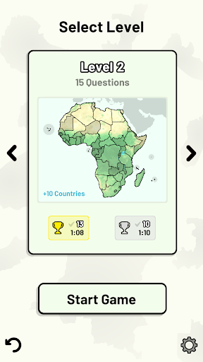 Countries of Africa Quiz ekran görüntüsü