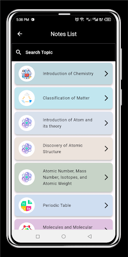 Chemistry Notes and MCQS ekran görüntüsü