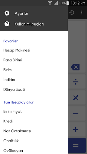 ClevCalc - Hesap makinesi ekran görüntüsü